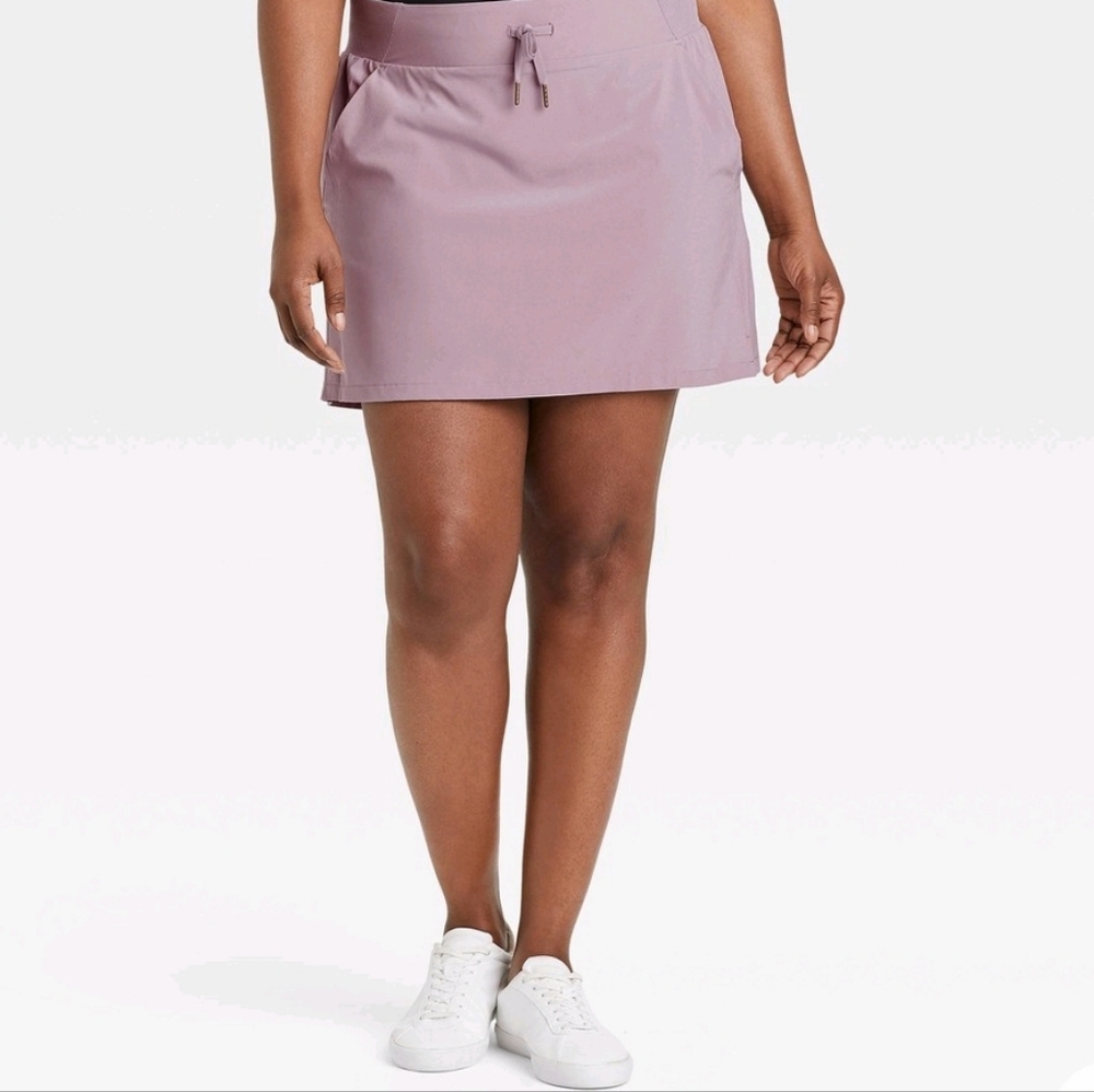 Stretch Woven Skort - Absolute Mauve
